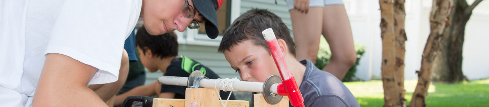 Build-It-Yourself offers playful workshops that inspire and empower students to invent. Each BIY project evolves from a storyline about a social issue and a challenge to use technology to explore the issue and problem-solve.