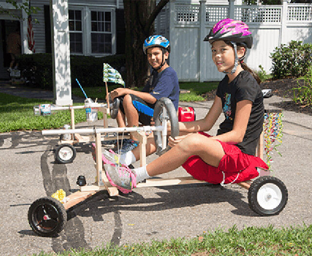 Build-It-Yourself offers playful workshops that inspire and empower students to invent. Each BIY project evolves from a storyline about a social issue and a challenge to use technology to explore the issue and problem-solve.